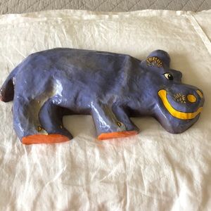 Paper Mache Hippo